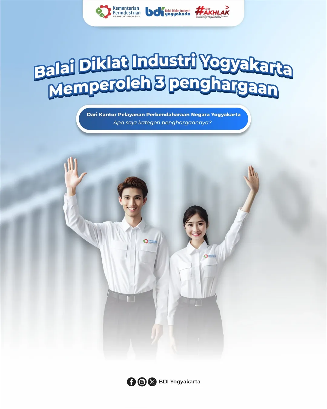 BDI Yogyakarta Memperoleh 3 Penghargaan dari KPPN D.I. Yogyakarta