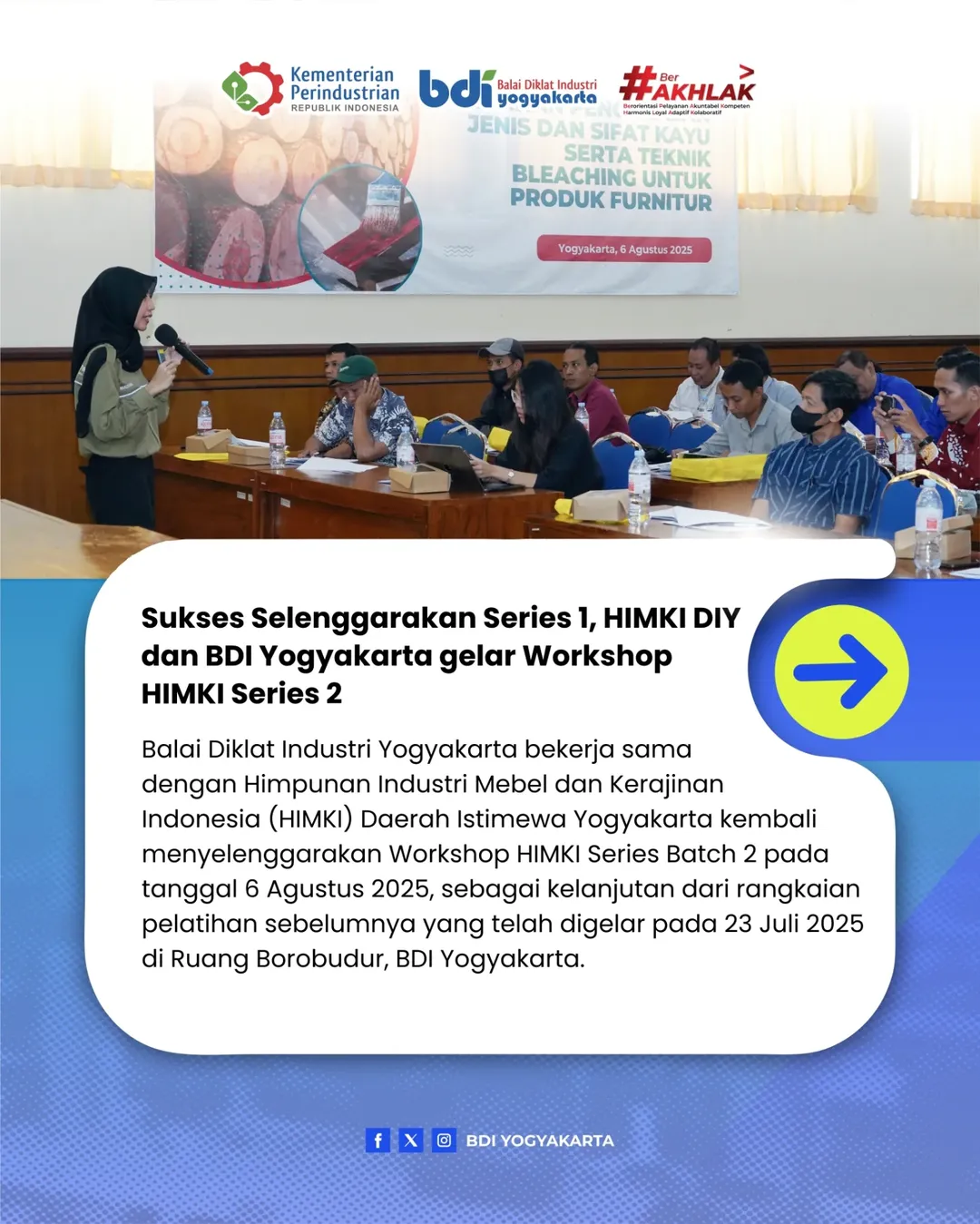 Sukses Selenggarakan Series 1, HIMKI DIY dan BDI Yogyakarta Gelar Workshop HIMKI Series 2