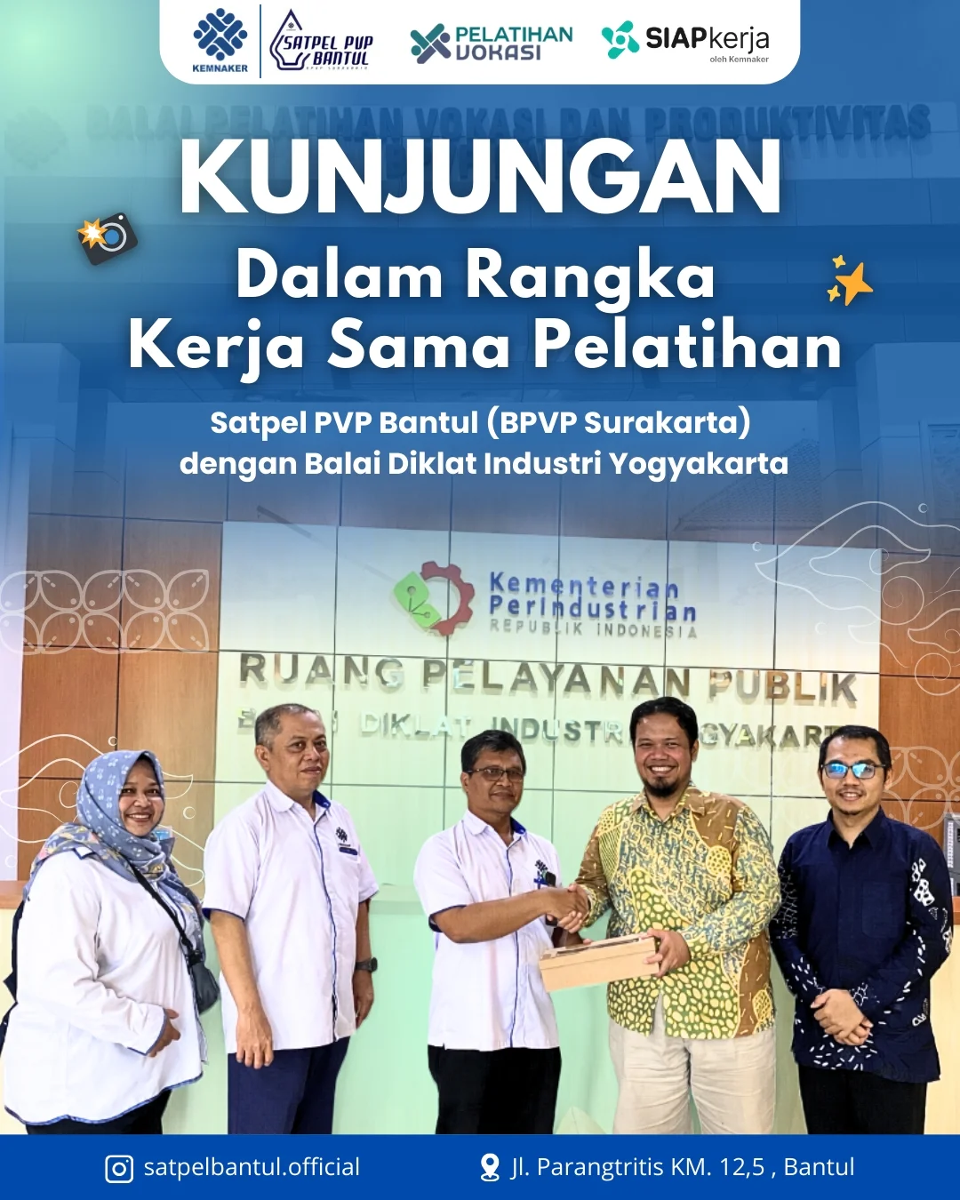 Kunjungan BPVP Surakarta di BDI Yogyakarta