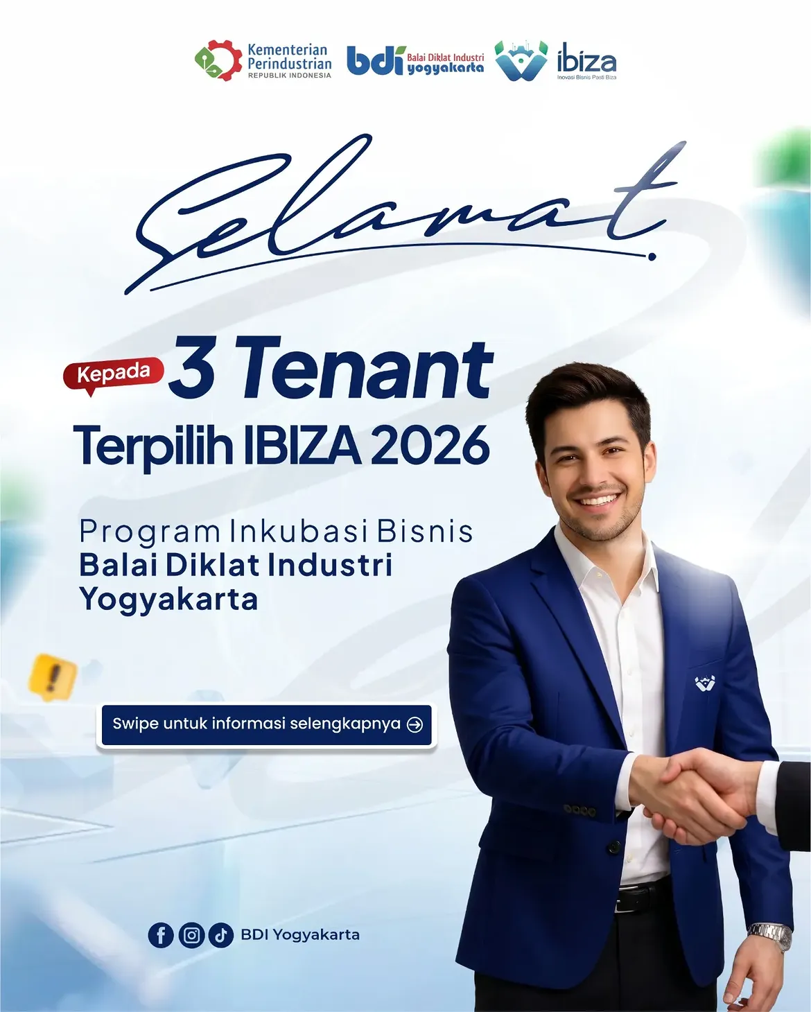 PENGUMUMAN TENANT TERPILIH PROGRAM IBIZA 2026