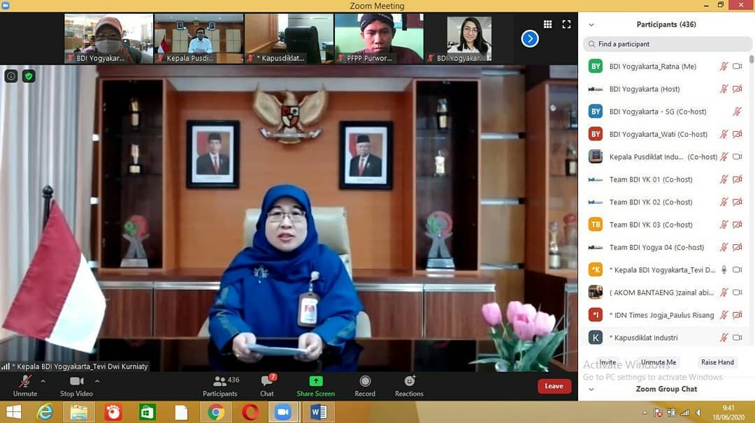 BIMTEK APARATUR INDUSTRI REGIONAL IV BDI YOGYAKARTA