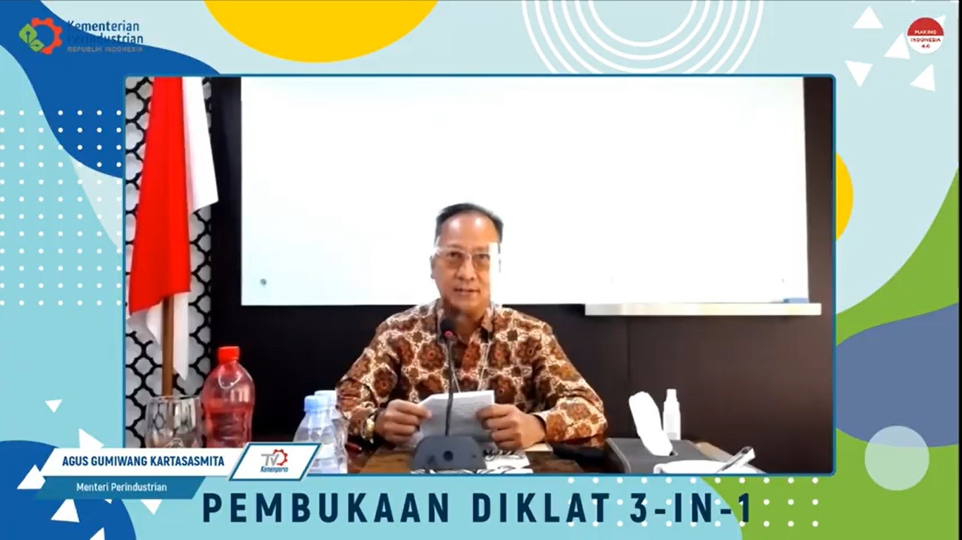 Pembukaan Pelatihan 3-in-1 Serentak di 7 Balai Diklat Industri.