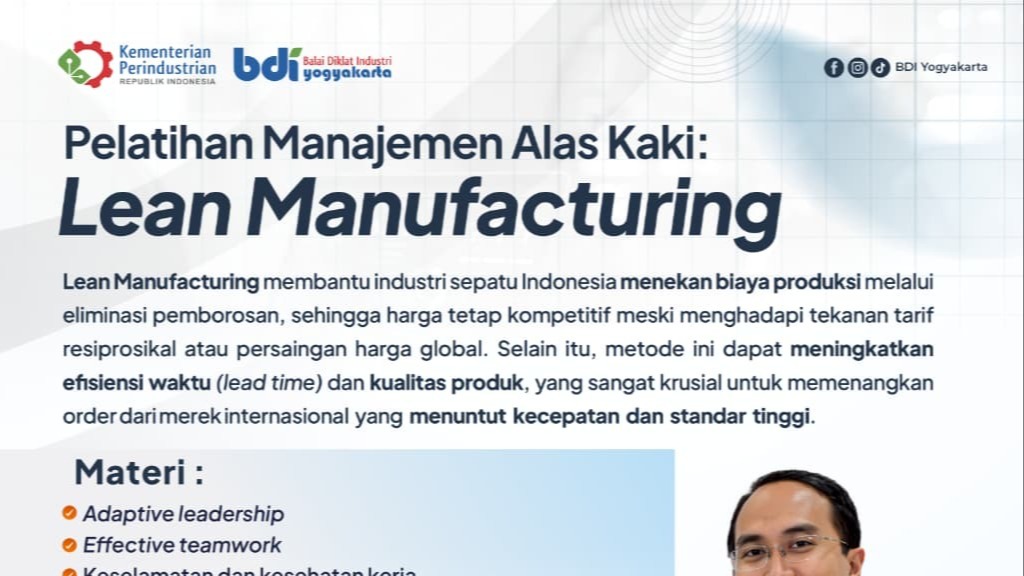 Pelatihan Manajemen Alas Kaki : Lean Manufacturing